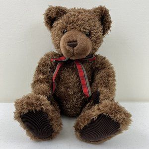 Gund Brown Teddy Bear Plush Scruffy Fur Corduroy Paws Stuffed Animal Toy